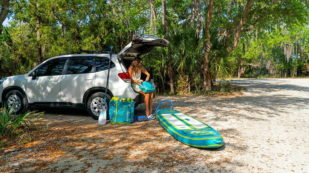 Paddleboard best sale on car