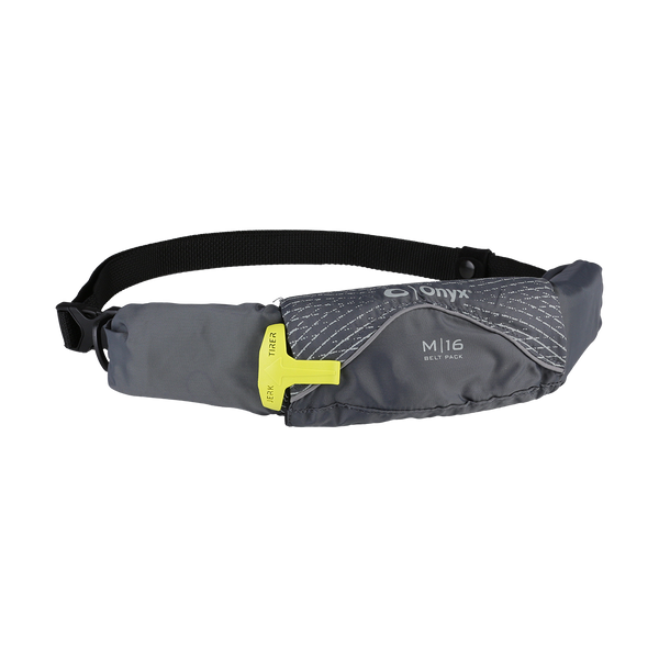Onyx M16 Inflatable Life Belt Inflated  Gray