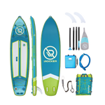 All around 10 ultra paddleboard teal, lime | Teal Lime