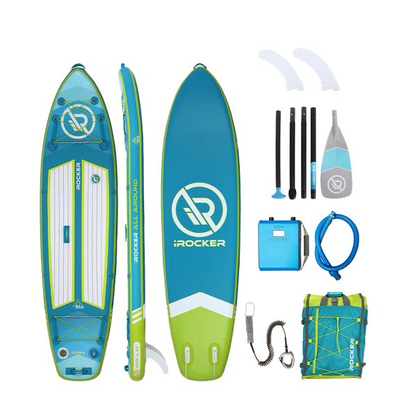 All around 10 ultra paddleboard teal, lime  Teal Lime