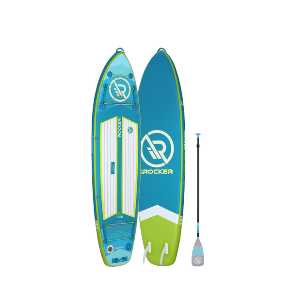 All around 10 ultra paddleboard teal, lime  Lifestyle