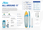HOBIE ALL AROUND 11' Inflatable Paddle Board with accessories | Lifestyle