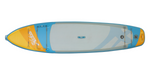 HOBIE ALL AROUND 11' Inflatable Paddle Board with accessories | Blue Yellow Gray
