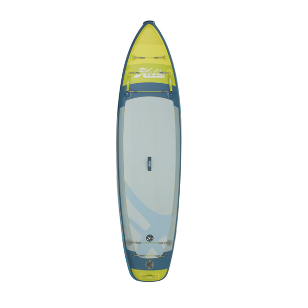 HOBIE CRUISER Inflatable Paddle Board with accessories  Blue Lime Gray