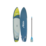 HOBIE ALL AROUND 11' Inflatable Paddle Board | Blue Lime Gray