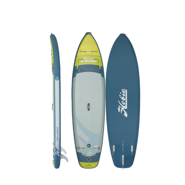 HOBIE CRUISER Inflatable Paddle Board  Blue Lime Gray