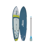 HOBIE RECON Inflatable Paddle Board | Gray Lime Blue