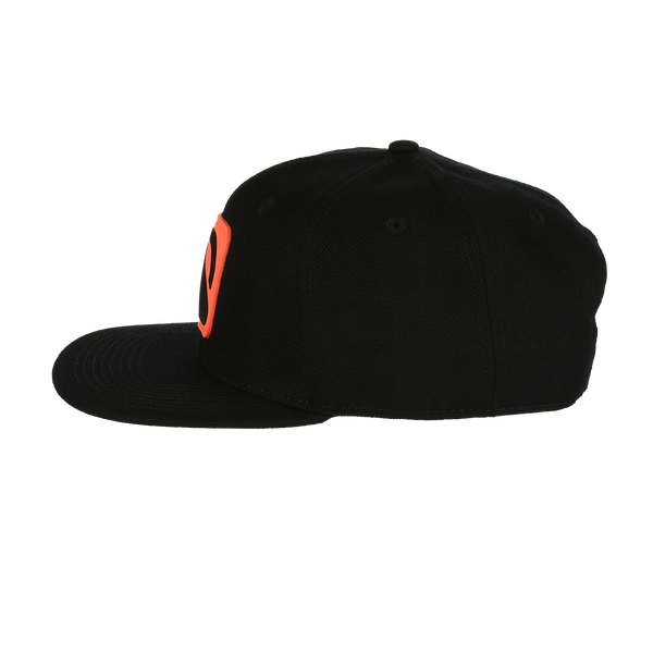 BLACKFIN SNAPBACK HAT from the site  Black/Coral