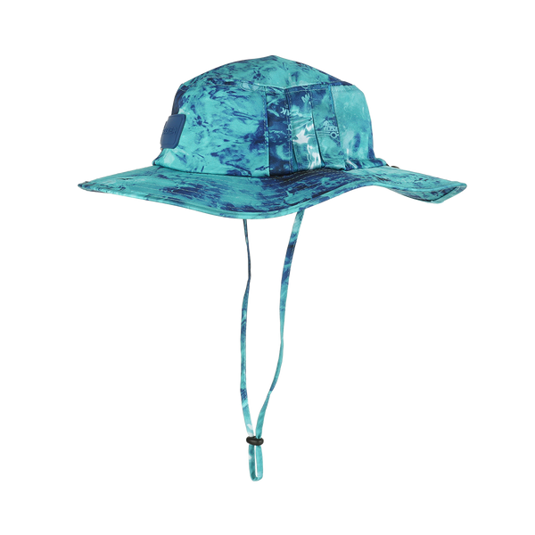 IROCKER BOONIE HAT from the side  Blue