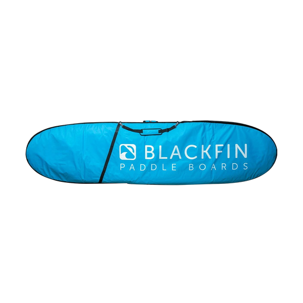 BLACKFIN SX Board Bag front site with BLACKFIN logo and carry strap