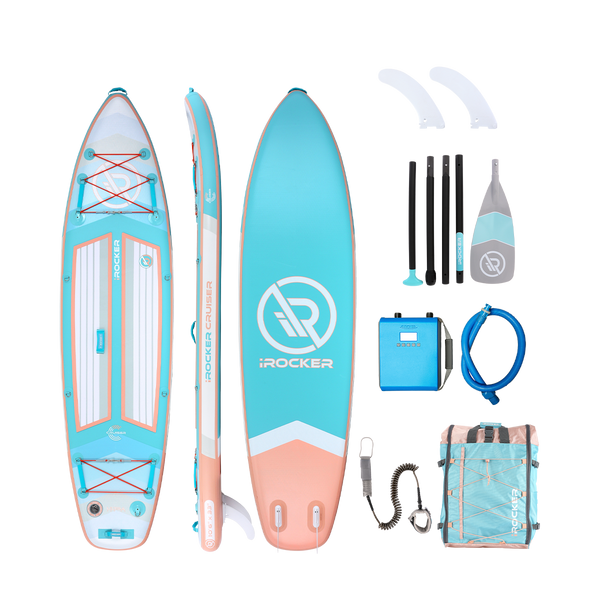 Cruiser 10.6 ultra paddleboard aqua, peach  Aqua/Peach