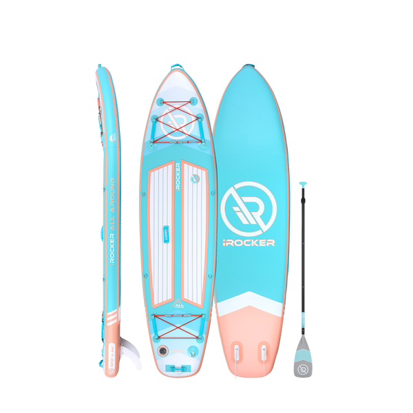 All around 10 ultra paddleboard aqua, peach  Aqua