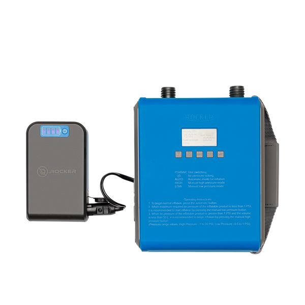 Portable battery connected to electric pump  Lifestyle