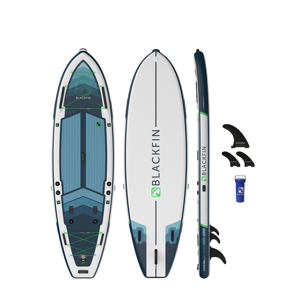 BLACKFIN MODEL X with accessories  Blue Green