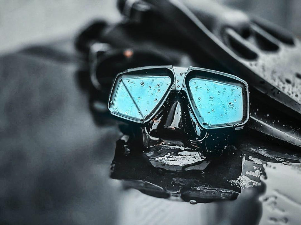 Twin Lens Dive Mask Diving Gear Bundle