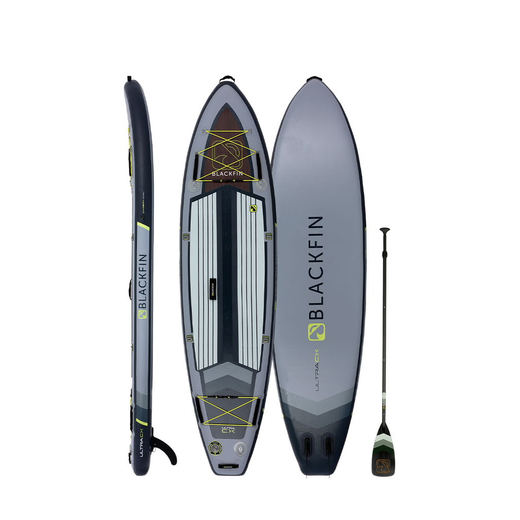 Blackfin CX ultra paddleboard gray, lime