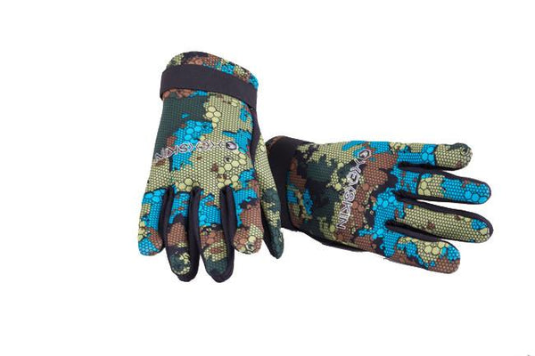 Camouflage Sea Grass Camo Spearfishing Diving Gloves