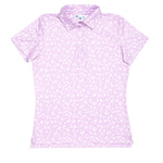 Lilac Floral Women's Polo