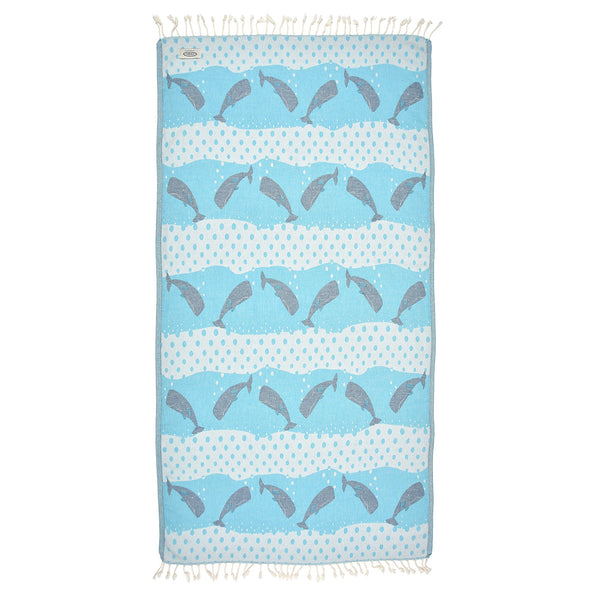Baby Whales Beach Towel