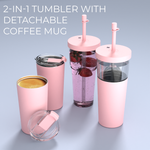Pink Marina 2-in-1 Tumbler | Lifestyle