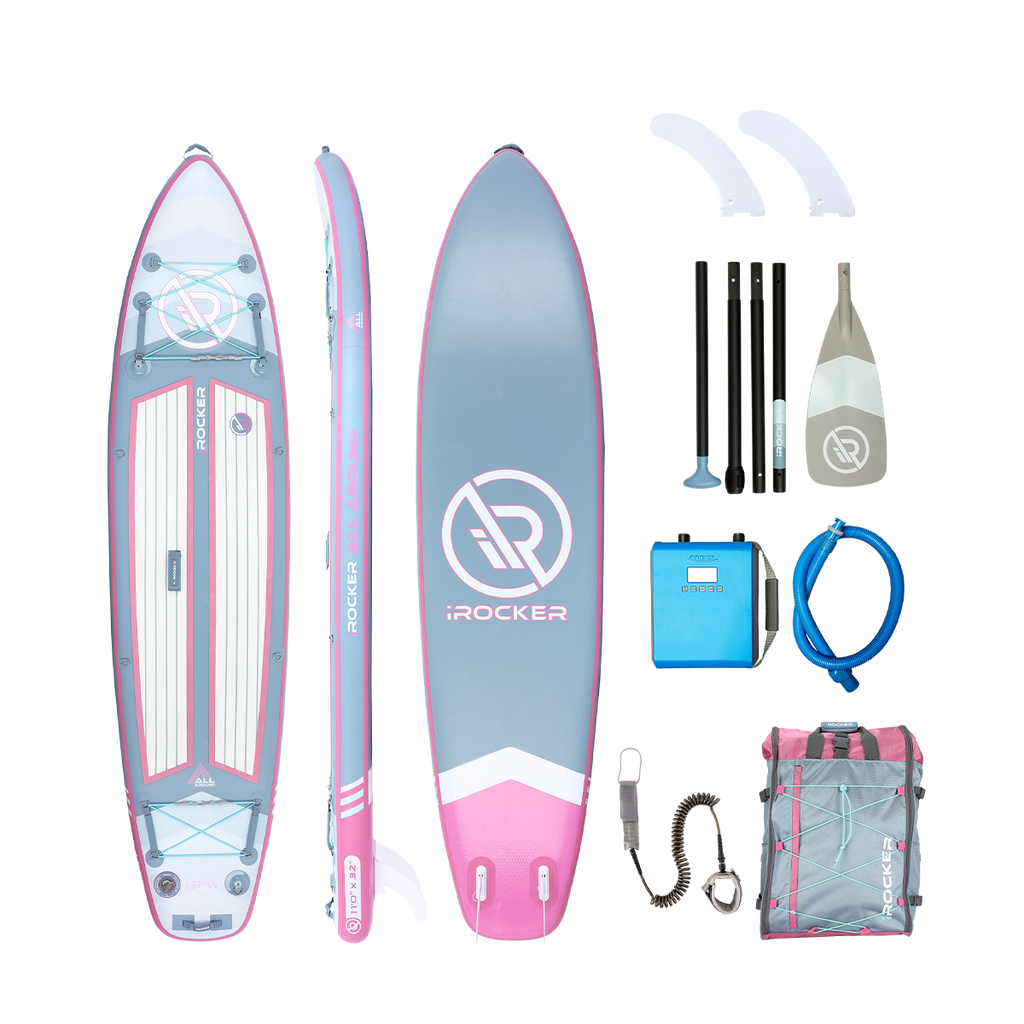 All around 11 ultra paddleboard gray, pink