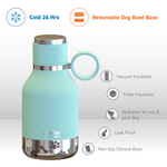 Teal Dog Bowl Bottle