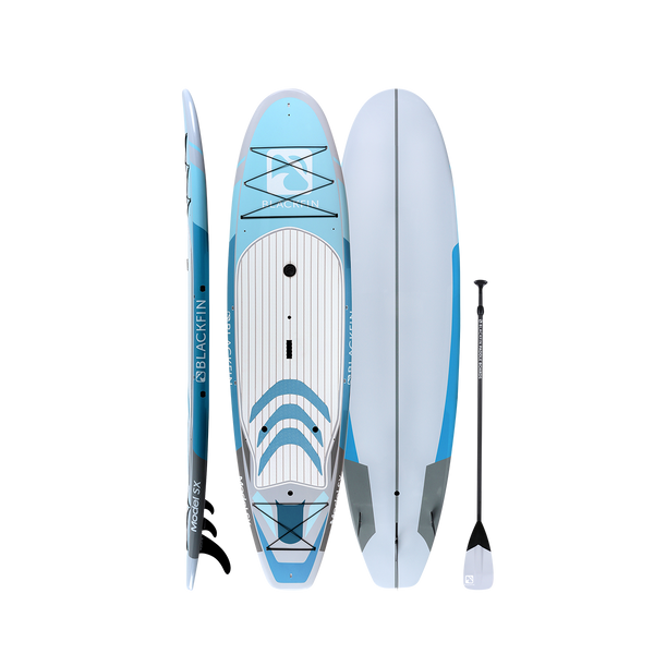 BLACKFIN HARD BOARD MODEL SX with DUAL CARGO AREA WITH BUNGEE  Gray