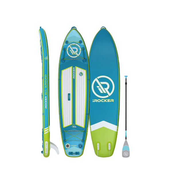 All around 10 ultra paddleboard teal, lime  Lifestyle