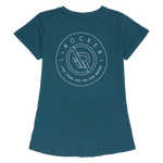 IROCKERS WOMEN'S CREW T-SHIRT back | Teal