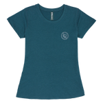 IROCKERS WOMEN'S CREW T-SHIRT front | Teal