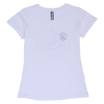 IROCKERS WOMENS CREW T-SHIRT front | White