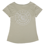 IROCKERS WOMEN'S V-NECK T-SHIRT back | Sage