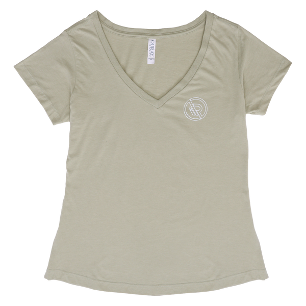 IROCKERS WOMEN'S V-NECK T-SHIRT front  Sage