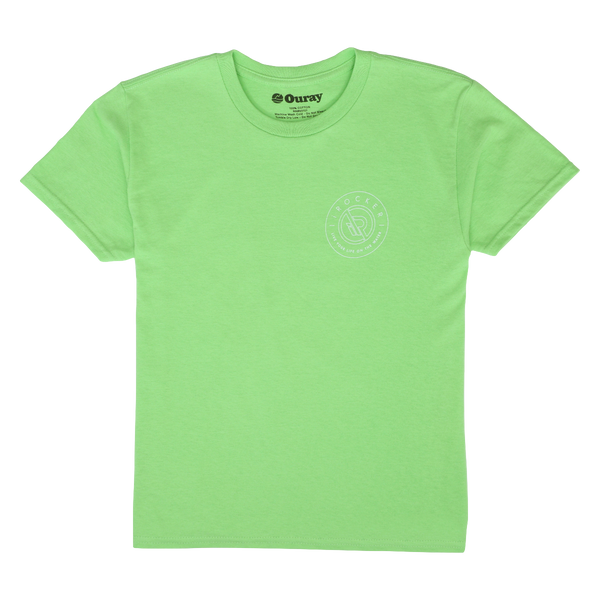 IROCKER YOUTH CREW T-SHIRT front  Lime