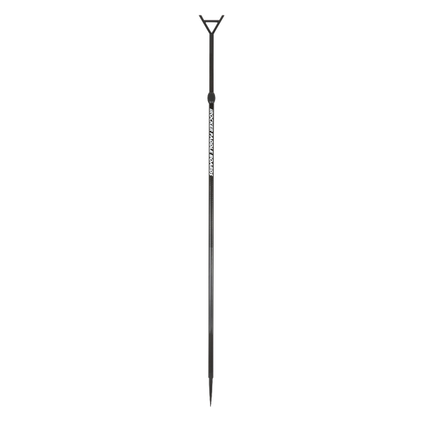 Blackfin push pole attached to paddle