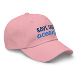 Save Our Oceans Dad Hat | Pink