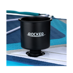 cup holder black attached to paddle board deck | Lifestyle