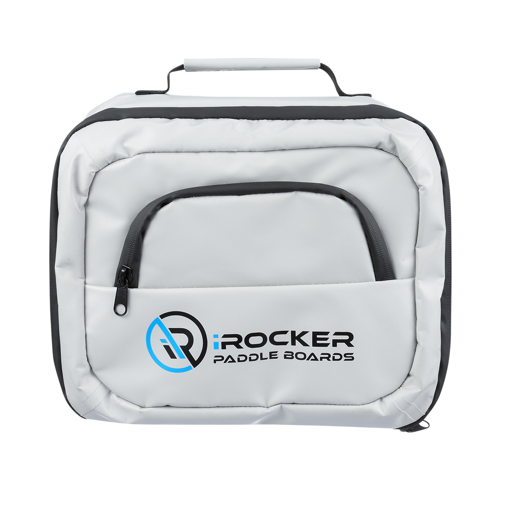 Deck Bag Cooler (water-resistant) gray from the front