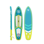 iROCKER SPORT 11′ Inflatable Paddle Board | Teal