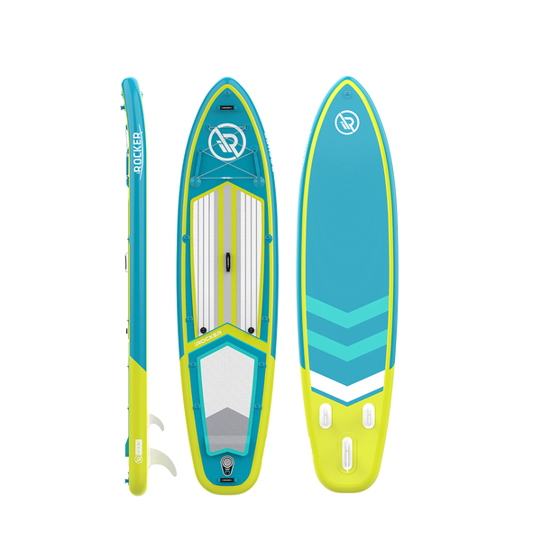 iROCKER SPORT 11′ Inflatable Paddle Board  Teal