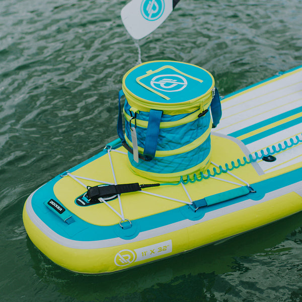 Pop Up Cooler on SUP  Lifestyle
